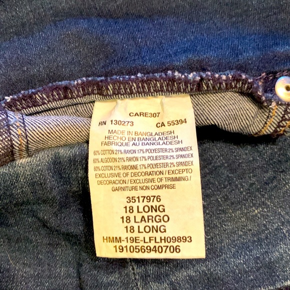 Lee women’s 18 tall jean jeggings - Picture 10 of 12